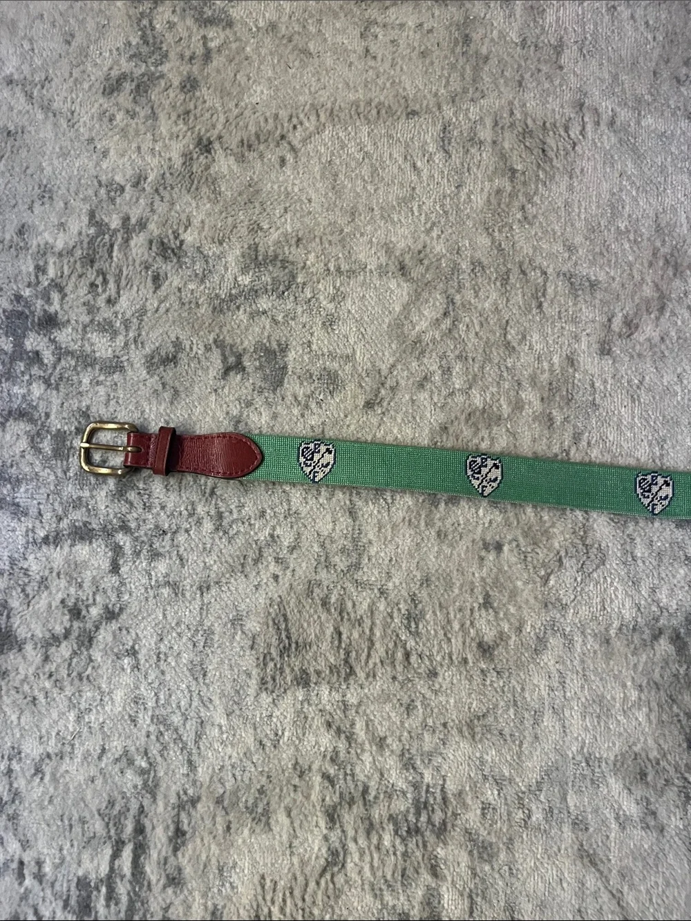 Oakmont Smathers and Branson Needlepoint Belt Size 38